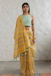 Tew Pure Linen Cotton With Printed Saree Best Wholesale Shop In Surat